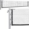 Pro Pickleball Net Portable with Wheels – 22ft Heavy Duty Pickleball Net System with Sturdy Aluminum Frame for Outdoor & Indoor – Nylon Net & Carrying Bag for Pickleball, Tennis, Badminton