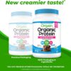 Orgain Organic Vegan Protein + 50 Superfoods Powder, Creamy Chocolate Fudge - 21g Plant Based Protein, 9g Prebiotic Fiber, No Lactose, Gluten Free, No Added Sugar, 2.02 lb (Packaging May Vary)