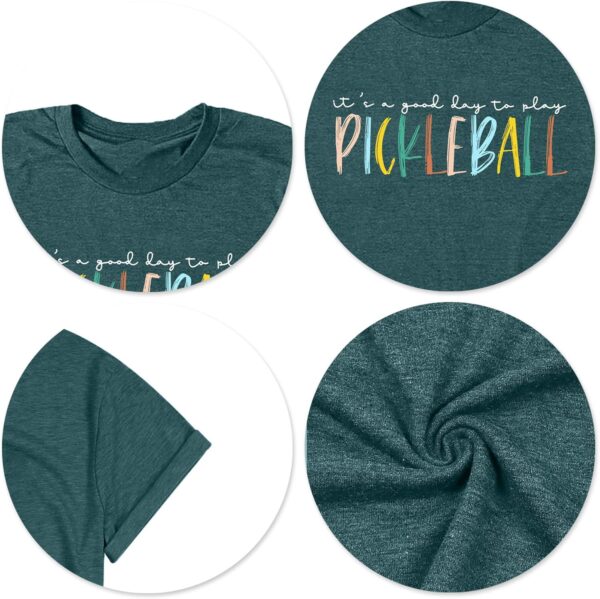 Women's Pickleball Graphic T-Shirt - Player Gift Tee, Short Sleeve Top
