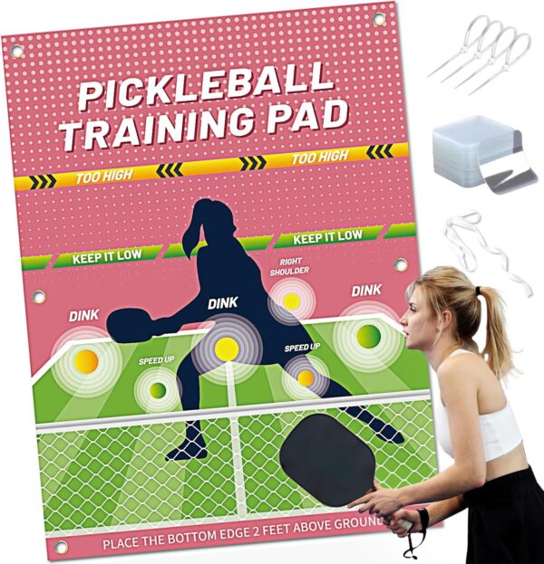 Dink Master Pickleball Practice Pad - Reusable Training Pad for Indoor & Outdoor Dink Training