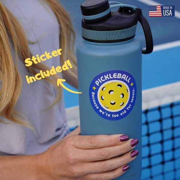 Pickleball Rules Cheat Sheet, The Perfect Courtside Reference, Made in USA, Includes Wallet Size and Sticker