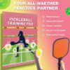Dink Master Pickleball Practice Pad - Reusable Training Pad for Indoor & Outdoor Dink Training