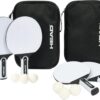 EastPoint Outdoor Table Tennis Paddle Set – Rubberized Weather-Resistant Ping Pong Paddles with Balls – 2 or 4 Player Set