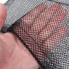 GSE Games & Sports Expert 18"x12" Black Mesh Drawstring Bag for Baseball, Softball, Tennis, Pickleball Ball, Golf Ball. Mesh Sports Equipment Bag with Lock for Gym Training, Beach, Laundry