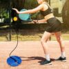 MYCENSE Pickleball Trainer Pickleball Ball with Cord Baseboard Professional Pickleball Training Aids for Single Player Kids Adult Solo Training