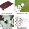 Glodwheat Badminton Net Sports Outdoor Indoor Fitness Badminton Pickleball Replacement Net for Backyard Beach Garden (20 FT x 2.5 FT)