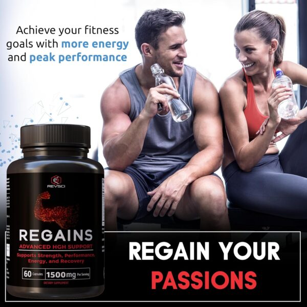 HGH Supplements for Men & Women - Regains Natural Anabolic Muscle Growth Building & Human Growth Hormone for Men, Muscle Builder for Men, Muscle Recovery Post Workout Supplement, 100 Protein Pills