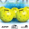 Franklin Sports Pickleball Paddle and Ball Set - (2) Wooden Rackets + (2) Balls - 2 Players Paddle Set - USA Pickleball (USAPA) Approved
