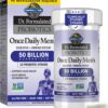 Garden of Life Probiotics for Men Dr Formulated 50 Billion CFU 15 Probiotics for Digestive Health + Organic Prebiotic Fiber for Colon & Immune Support, Daily Gas Relief, Shelf Stable, 30 Capsules