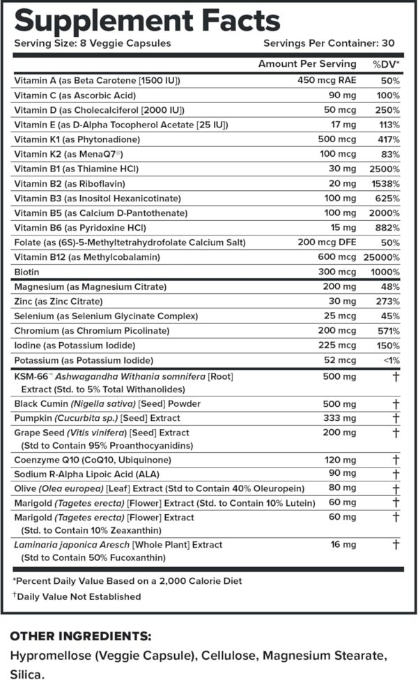 LEGION Triumph Men's Sport Vitamin - Complete Multivitamin for Men - Daily Vitamins for Men to Boost Health and Performance - Men's Multivitamin with 21 Vitamins & Minerals - 30 Servings