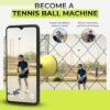 Tennis & Pickleball Fence Phone Mount - Gift Idea for Men and Women - Training Accessories for Boys and Girls - Record Stream and Relive Your Tennis Matches