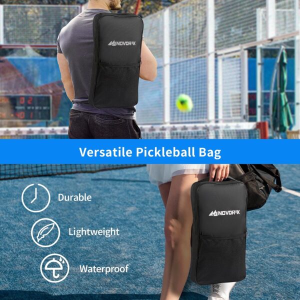 Portable Pickleball Net with Wheels, 22FT USAPA Regulation Size Pickle Ball Net System with Storage Bag for Indoor Outdoor Game