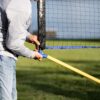 Triumph Sports Multi-Sport Versatile Combo Outdoor Game Net Set Includes Volleyball, Badminton, and Pickleball, Blue (35-7510-2)