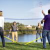 Triumph Sports Multi-Sport Versatile Combo Outdoor Game Net Set Includes Volleyball, Badminton, and Pickleball, Blue (35-7510-2)