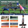 VEVOR Portable Pickleball Net System, 22FT Regulation Size Net