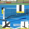 BAGAIL Portable Pickleball Net Set, 22 FT Regulation Size Pickle Ball Net with Ball Collector, Carry Bag, Easy Setup for Outdoor Indoor Driveway - Red