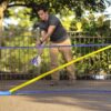 Triumph Sports Multi-Sport Versatile Combo Outdoor Game Net Set Includes Volleyball, Badminton, and Pickleball, Blue (35-7510-2)