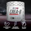 EHP Labs CREA-8 Creatine Monohydrate Powder - Unflavored Creatine Powder for Muscle Growth, Increased Strength, Enhanced Energy Output and Improved Performance - 100 Servings (500g)