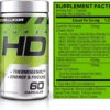 Cellucor SuperHD Thermogenic Fat Burner Weight Loss Supplement, Appetite Suppressant, & Energy Booster Capsimax, Green Tea Extract, 160mg Caffeine & More 60 Capsules (Packaging May Vary)