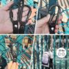 Fence Hooks for Pickleball Bag Hanging Basketball Baseball Tennis Bags and Water Bottle (Black 2)