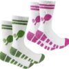 KOFULL Pickleball Gifts for Women and Men, Pickleball Accessories, Cotton Men's Novelty Socks 2 Pairs for Pickleball, Tennis