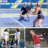 Pickleball Balls, USAPA Approved 40 Holes Outdoor Pickleball Balls, High Elasticity & Durable Paddle Balls for All Style Pickleball Paddles