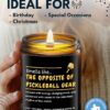 Funny Pickleball Candle, Pickleball Gifts for Girls Teenager, Cool Sports Themed Gift Ideas for Players, Coach, Teens, Teams, Athletes, Moms, Christmas, Birthday, Special Occasions, Gift-Ready