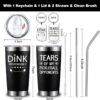 Pickleball Gifts for Men Women - Gifts for Pickleball Lovers - Valentine's Day, Christmas, Birthday Gifts for Pickleball Player - Tears of My Pickleball Opponents - Dink Responsibly Tumbler