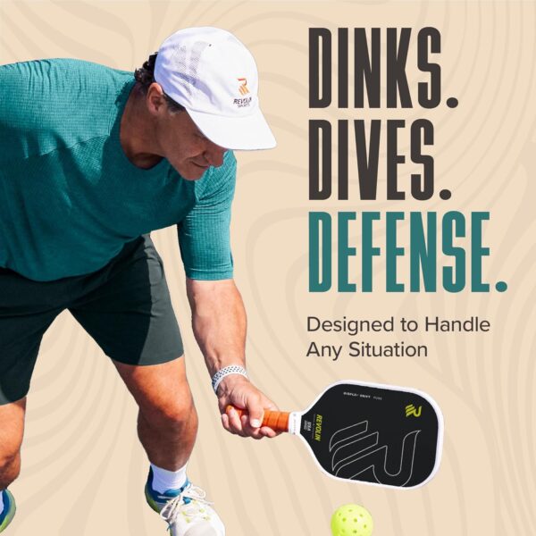 Drift Pickleball Paddles – Made in USA – Widebody/Elongated - 16mm Pickleball Paddle – BioFLX+ Technology for Control + Spin – USAPA Approved