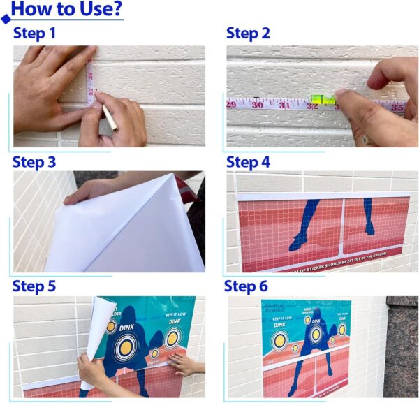 Pickleball Dink Pad - Training Wall Dink Pads for Practice