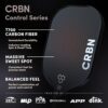 CRBN1 and CRBN2 Pickleball Paddle - Carbon Fiber Pickleball Paddle with Honeycomb Poly Core - Perfect Balance of Power & Control