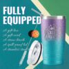 Onebttl Pickleball Gifts for Women, Gifts for Pickleball Lovers, Pickleball Accessories, Insulated 20oz Stainless Steel Travel Tumbler with Straw and Lid, PICKLEBALL QUEEN, Violet-Blue
