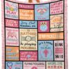 Pickleball Gifts for Girls, Pickleball Blanket for Women Unique, Pickleballs Accessories for Women, Pickleballs Lovers/Players Blanket 50" X 60"