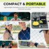Tennis & Pickleball Fence Phone Mount - Gift Idea for Men and Women - Training Accessories for Boys and Girls - Record Stream and Relive Your Tennis Matches