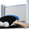 Franklin Sports Table Tennis to Go Portable Ping Pong Set - Table Top Ping Pong Net + (2) Paddles - Ping Pong Balls Included - 2 Players