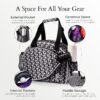 Pik’le’Ball Sport Premium Women's Pickleball Bag – Stylish and Versatile Sports Bag with Water Bottle Holder, Padded Paddle Pocket, and Spacious Design (fits 2+ Paddles!)