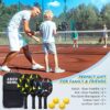 Family Pickleball Paddles Set of 4,Including 2 Kids Pickleball Paddles, 2 Adult Racket, 4 Balls, 1 Portable Carrying Bag, Sport Gifts for Kids, Women, Men, Beginner