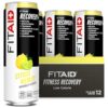 FITAID Recovery Blend, BCAAs, Vitamin B6, B12, Glucosamine, Electrolytes, 100% Clean, Paleo, B-Complex, Citrus Medley, No Sucralose, 12-oz. cans (Pack of 12)