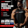 PROSUPPS Mr. Hyde Max Pump Pre Workout Powder - Stim-Free Preworkout Supports Blood Flow, Muscle Volume & Endurance - Caffeine-Free Nitric Oxide Gym & Fitness Supplements (Blue Razz, 20 Servings)