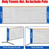 Eastgoing 10 ft Mini Portable Soccer Tennis Net | Pickleball Net for Driveway Backyard. Easy Assemble Beach Tennis Net -（Only Net）