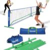 flybold Pickleball Net Set – Lightweight Metal Frame, Easy Setup with Carrying Bag for Indoor & Outdoor Play