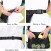 TOBWOLF Adjustable Tennis Ball Band Holder, Pickleball Waist Pouch, Mesh Hip Ball Bag Carrier, Fanny Pack Holding 8-10 Tennis or Pickleball for Cycling, Golf