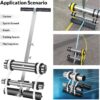 Court Line Tape Machine, with Drawing Circle Kit, Parking Lot Striping Machine for Driveway, Asphalt or Concrete, Basketball Courts, Pickleball Court, Road Warning