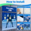Dink Master Pickleball Practice Board,Practice Your Dinks and Improve Your Game-Transform Any Wall into a Pickleball Court,Pickleball Dink Board Quickly Improve Your Forehands,Dink Shots and Volleys
