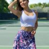 Fulbelle Tennis Skirts for Women Elastic Athletic Golf Skorts with Pockets