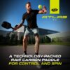 Selkirk Sport Atlas Pickleball Paddle | SLK Raw Carbon Fiber Pickleball Paddle Set | The Perfect Starter for Any Upcoming Pickleball Player