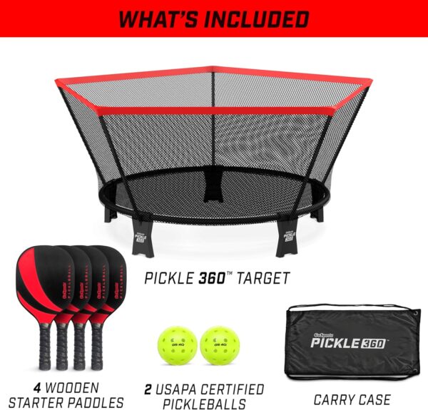 GoSports Pickle 360 Classic Paddle Ball Game Set - Pickleball Without a Court