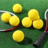 Foam Tennis Balls for Adult Practice Yellow Soft Foam Tennis Balls Bulk for Beginners Man Trainin