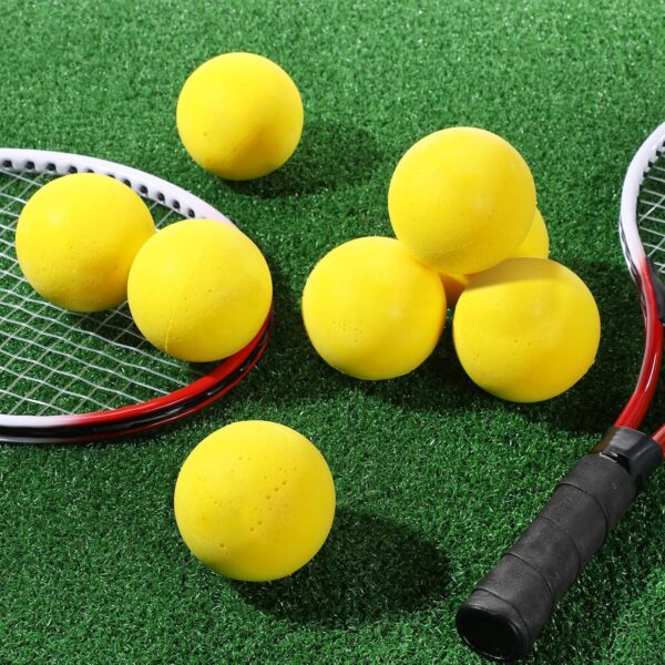 Foam Tennis Balls for Adult Practice Yellow Soft Foam Tennis Balls Bulk for Beginners Man Trainin
