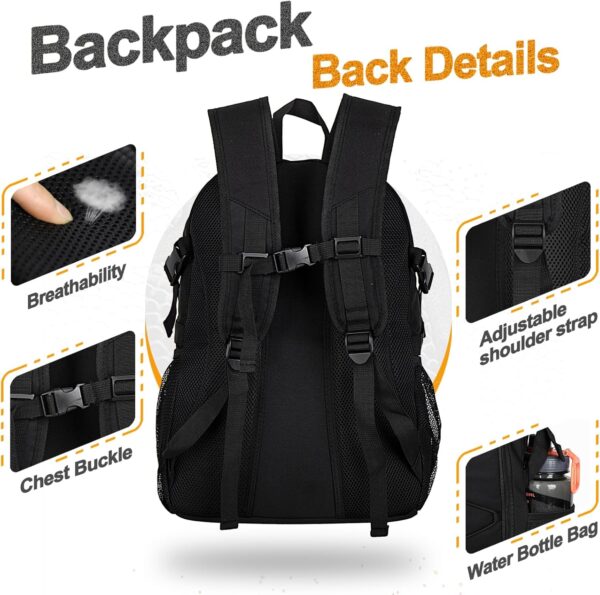 Goloni Soccer Backpack,Basketball Backpack with Ball Compartment & Shoe Compartment,Backpack for Basketball,Soccer